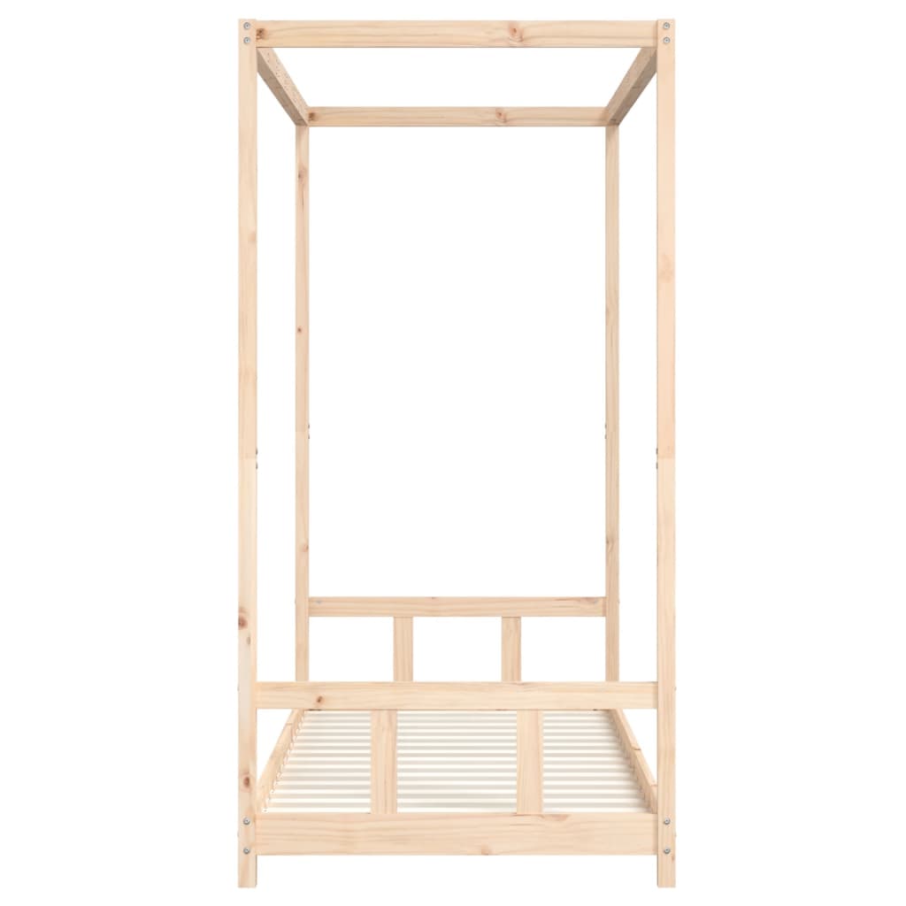 Cadre de lit pour enfants 90x200 cm bois de pin massif Lits bébés et enfants vidaXL   