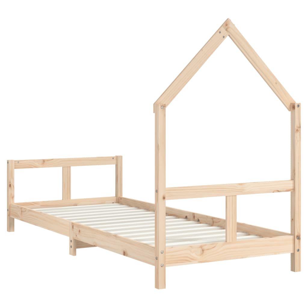Cadre de lit pour enfants 80x200 cm bois de pin massif Lits bébés et enfants vidaXL   