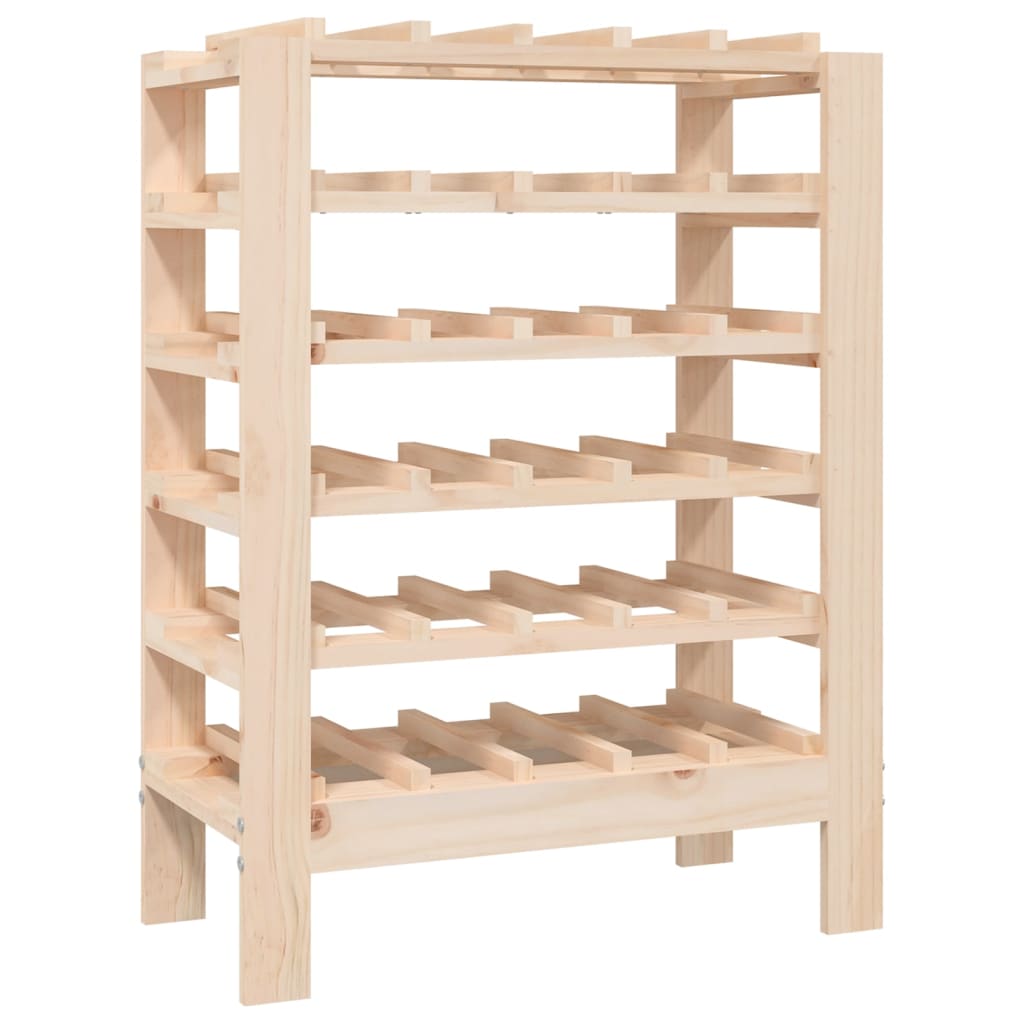 Casier à vin 61,5x30x82 cm Bois de pin massif Casiers à bouteilles vidaXL   