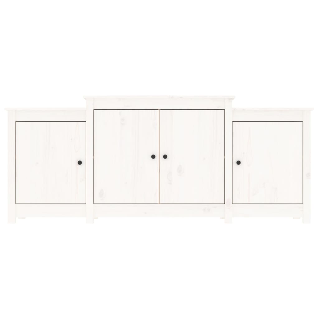 Buffet Blanc 164x37x68 cm Bois massif de pin Buffets & bahuts vidaXL   