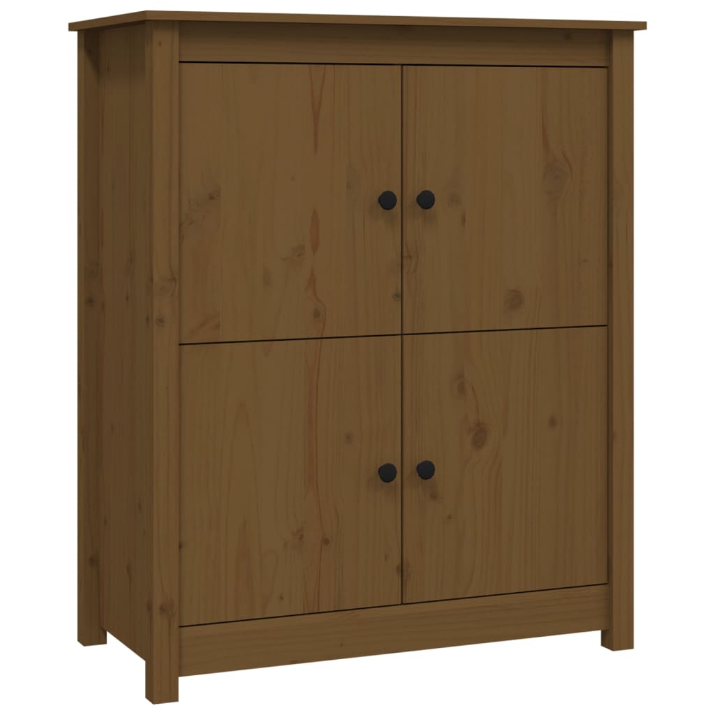 Buffet Marron miel 83x41,5x100 cm Bois massif de pin Buffets & bahuts vidaXL   