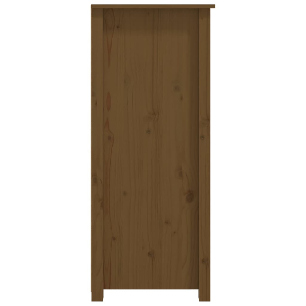 Buffet Marron miel 83x41,5x100 cm Bois massif de pin Buffets & bahuts vidaXL   