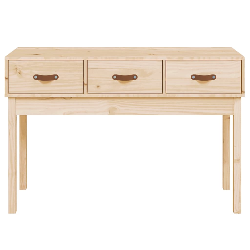 Table console 114x40x75 cm Bois massif de pin Tables d'appoint vidaXL   