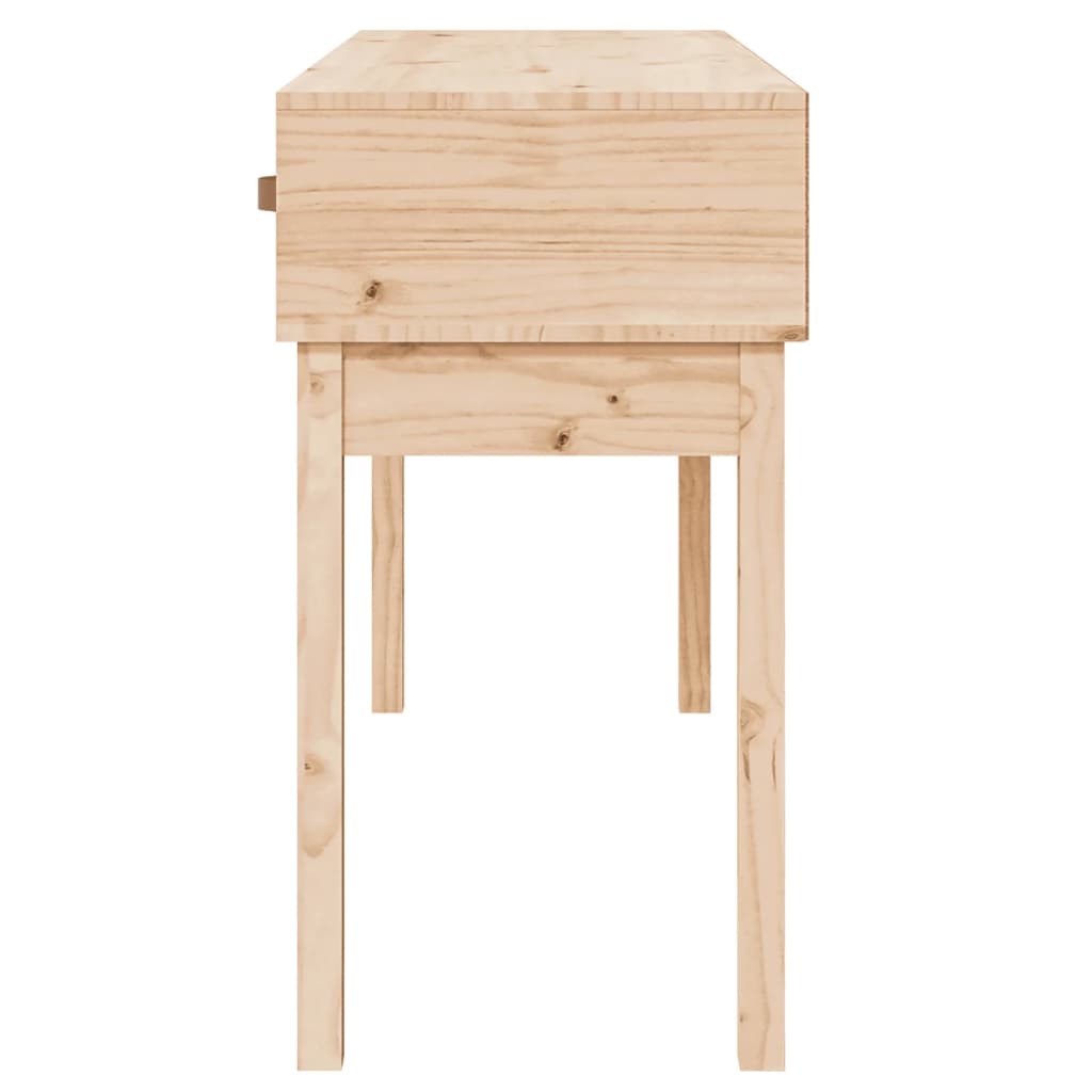Table console 114x40x75 cm Bois massif de pin Tables d'appoint vidaXL   
