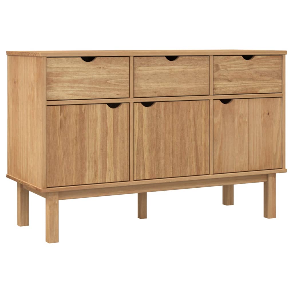 Buffet OTTA 114x43x73,5 cm Bois massif de pin Buffets & bahuts vidaXL   