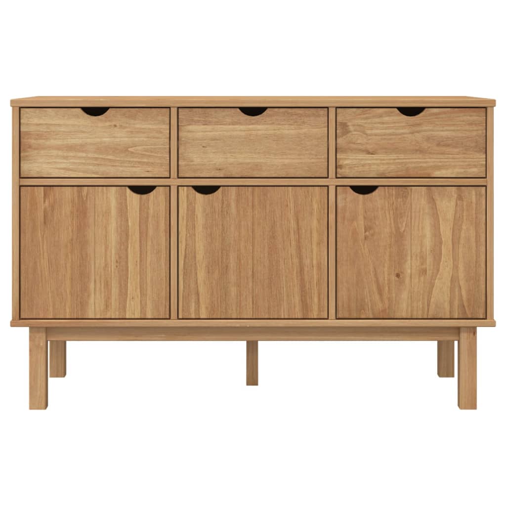 Buffet OTTA 114x43x73,5 cm Bois massif de pin Buffets & bahuts vidaXL   