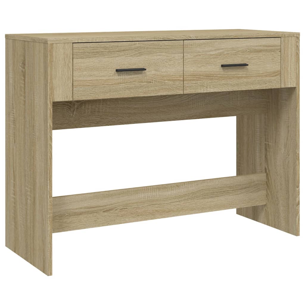 Table console Chêne sonoma 100x39x75 cm Bois d'ingénierie Tables vidaXL   