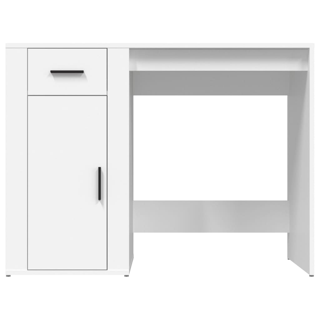 Bureau Blanc 100x49x75 cm Bois d'ingénierie Bureaux vidaXL   