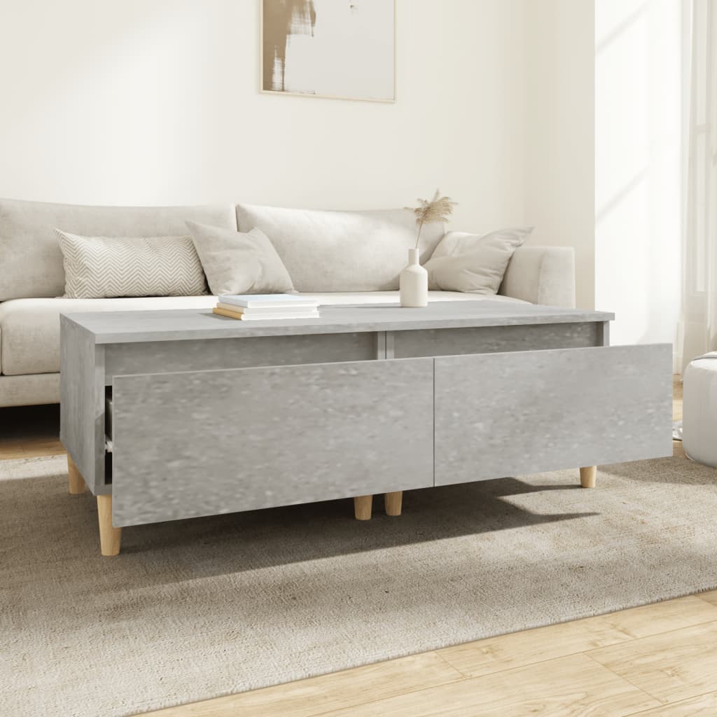 Tables d'appoint 2 pcs Gris béton 50x46x35 cm Bois d'ingénierie Tables d'appoint vidaXL   