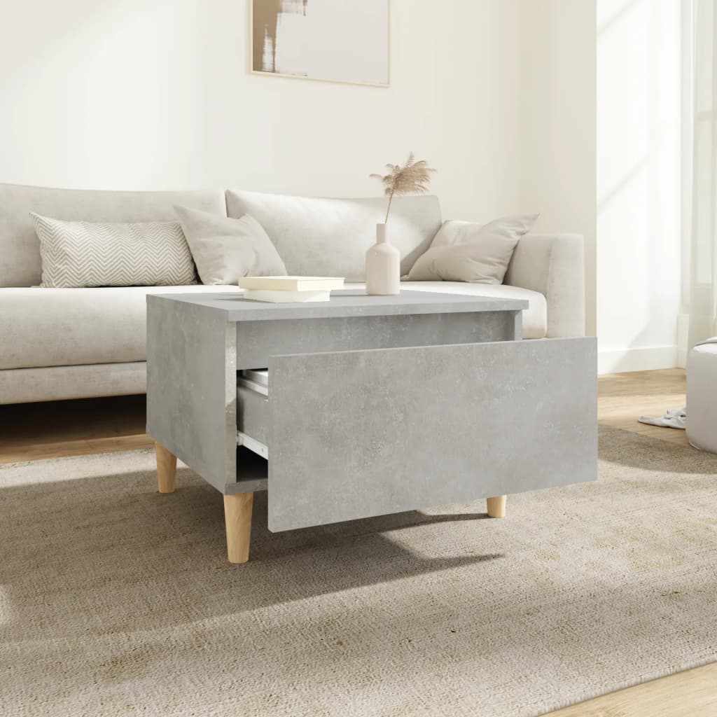 Tables d'appoint 2 pcs Gris béton 50x46x35 cm Bois d'ingénierie Tables d'appoint vidaXL   
