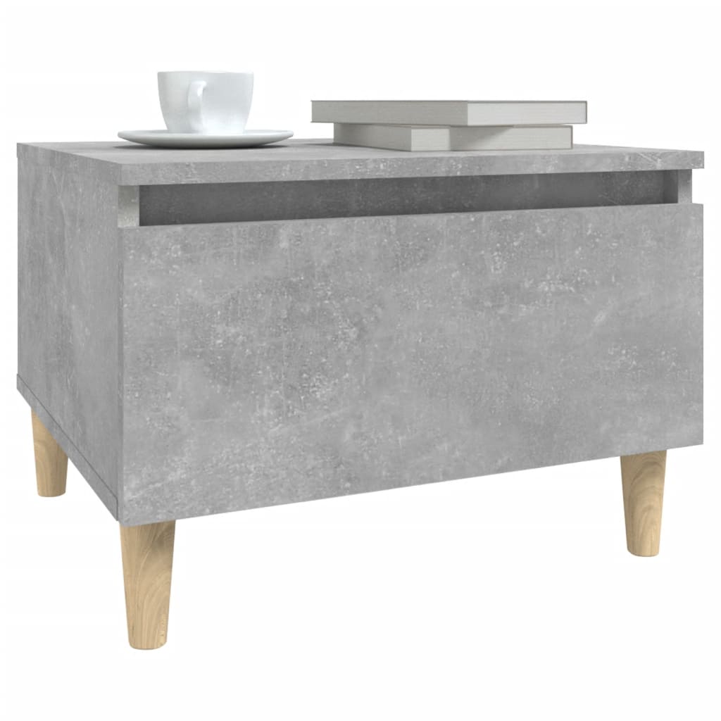 Tables d'appoint 2 pcs Gris béton 50x46x35 cm Bois d'ingénierie Tables d'appoint vidaXL   