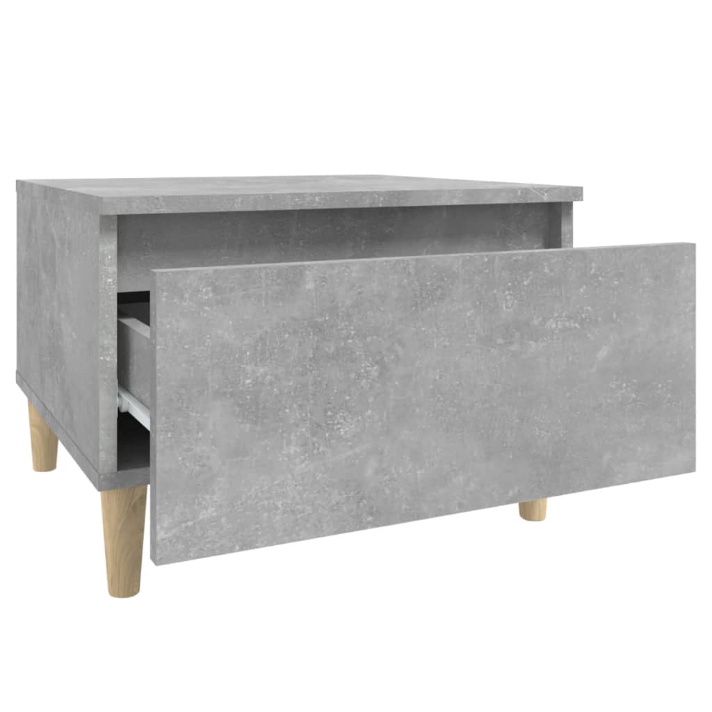 Tables d'appoint 2 pcs Gris béton 50x46x35 cm Bois d'ingénierie Tables d'appoint vidaXL   