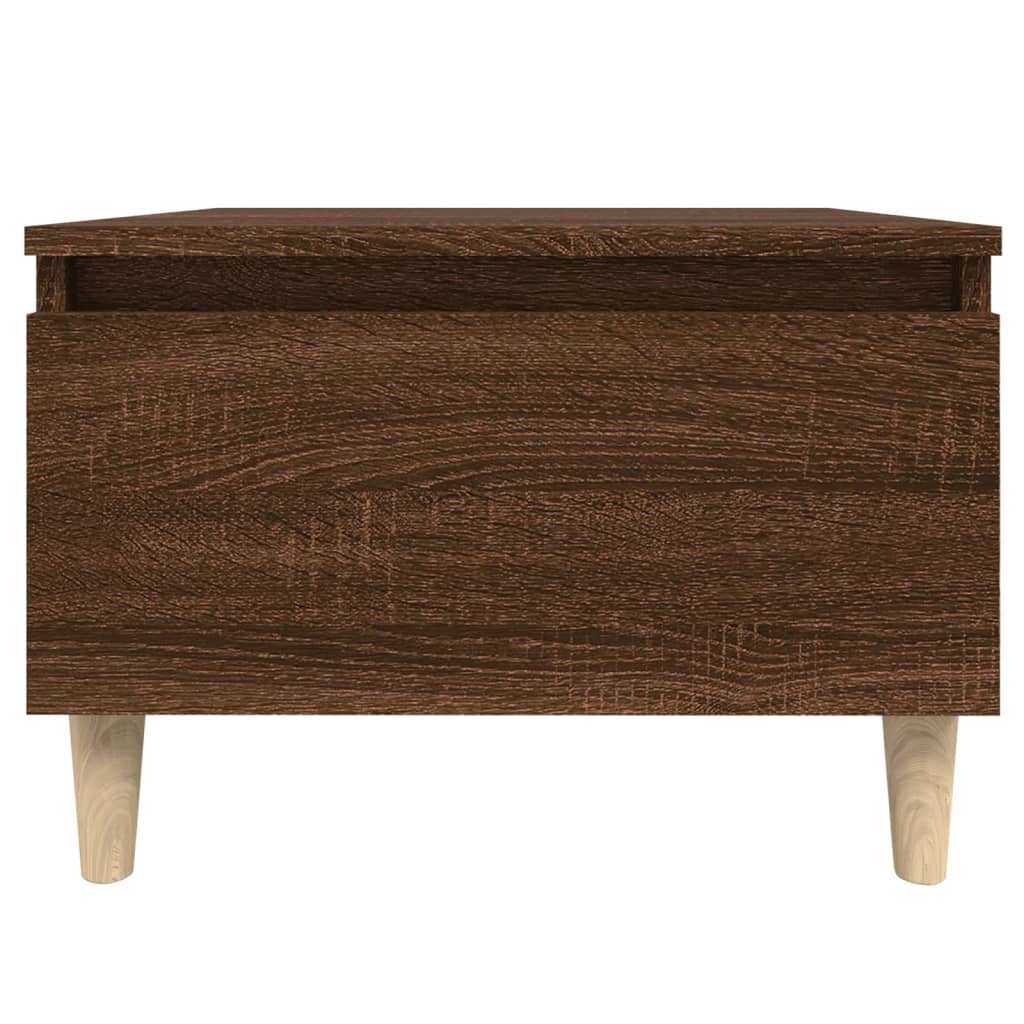 Tables d'appoint 2 pcs Chêne marron 50x46x35 cm Bois ingénierie Tables d'appoint vidaXL   