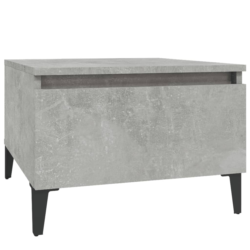 Tables d'appoint 2 pcs Gris béton 50x46x35 cm Bois d'ingénierie Tables d'appoint vidaXL   