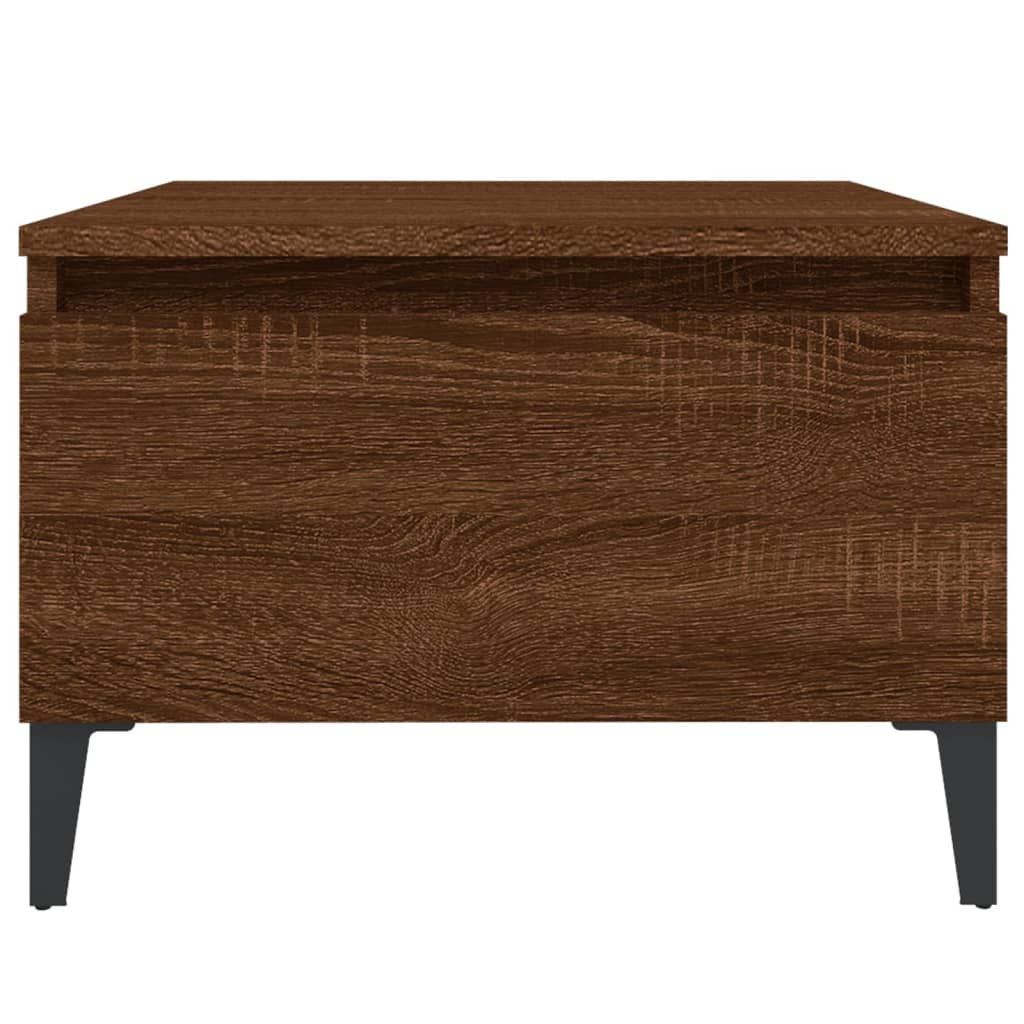 Table d'appoint Chêne marron 50x46x35 cm Bois d'ingénierie Tables d'appoint vidaXL   