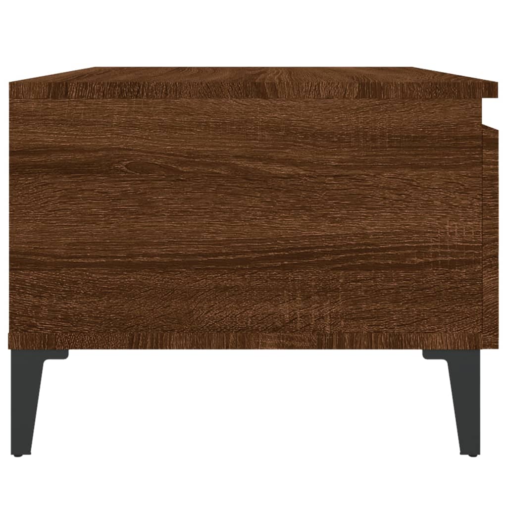 Table d'appoint Chêne marron 50x46x35 cm Bois d'ingénierie Tables d'appoint vidaXL   
