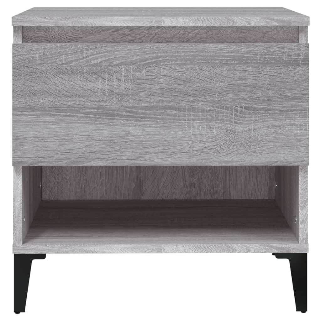 Tables d'appoint 2 pcs Sonoma gris 50x46x50 cm Bois ingénierie Tables d'appoint vidaXL   