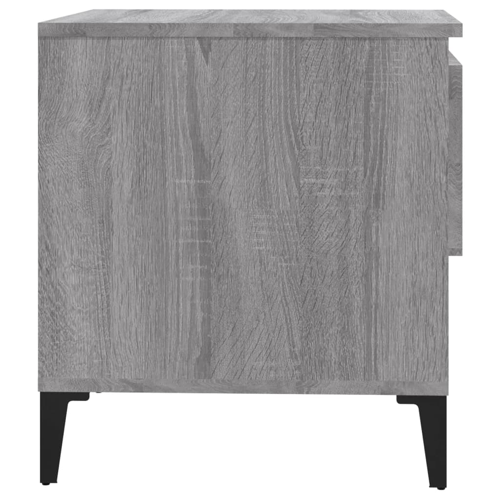 Tables d'appoint 2 pcs Sonoma gris 50x46x50 cm Bois ingénierie Tables d'appoint vidaXL   