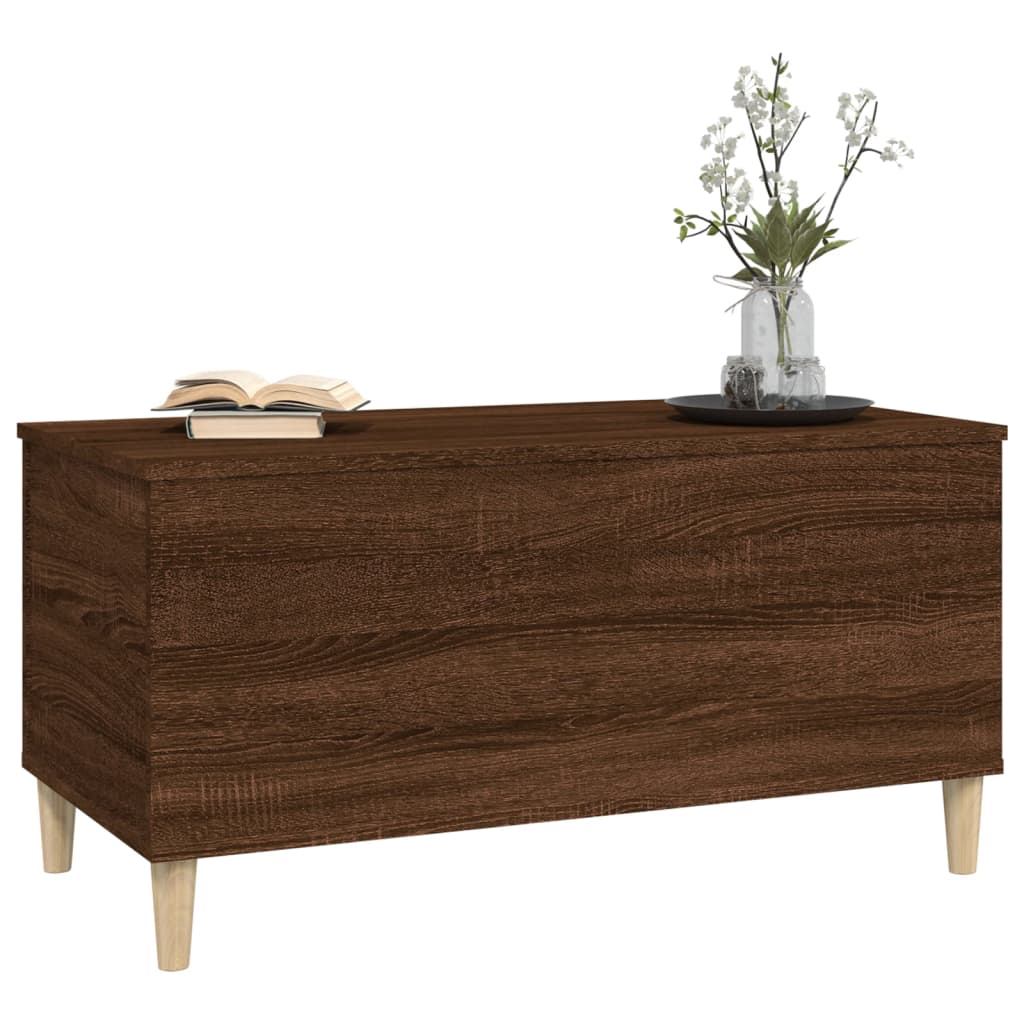 Table basse Chêne marron 90x44,5x45 cm Bois d'ingénierie Tables basses vidaXL   
