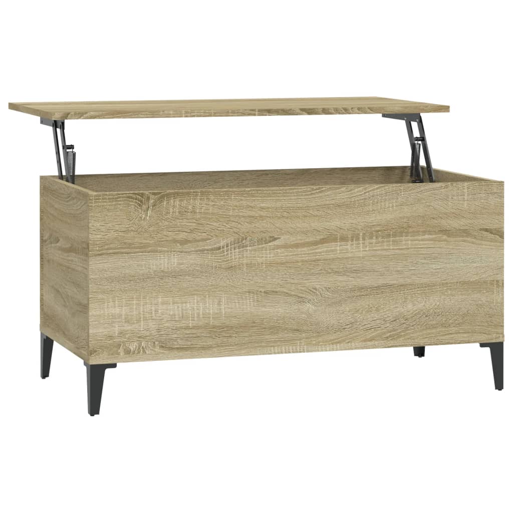 Table basse Chêne sonoma 90x44,5x45 cm Bois d'ingénierie Tables basses vidaXL   