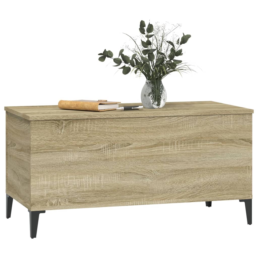 Table basse Chêne sonoma 90x44,5x45 cm Bois d'ingénierie Tables basses vidaXL   