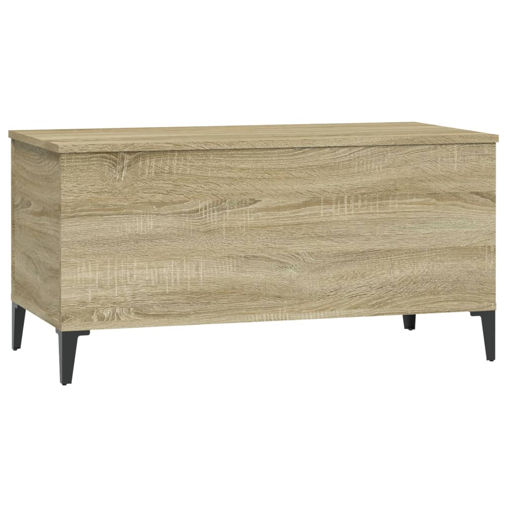 Table basse Chêne sonoma 90x44,5x45 cm Bois d'ingénierie Tables basses vidaXL   