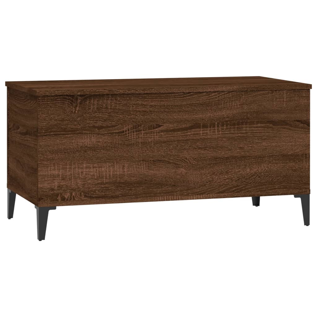 Table basse Chêne marron 90x44,5x45 cm Bois d'ingénierie Tables basses vidaXL   