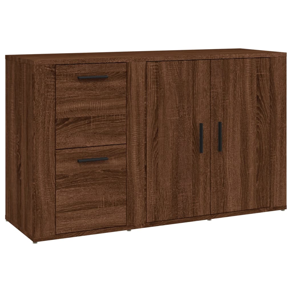 Buffet Chêne marron 100x33x59,5 cm Bois d'ingénierie Buffets & bahuts vidaXL   