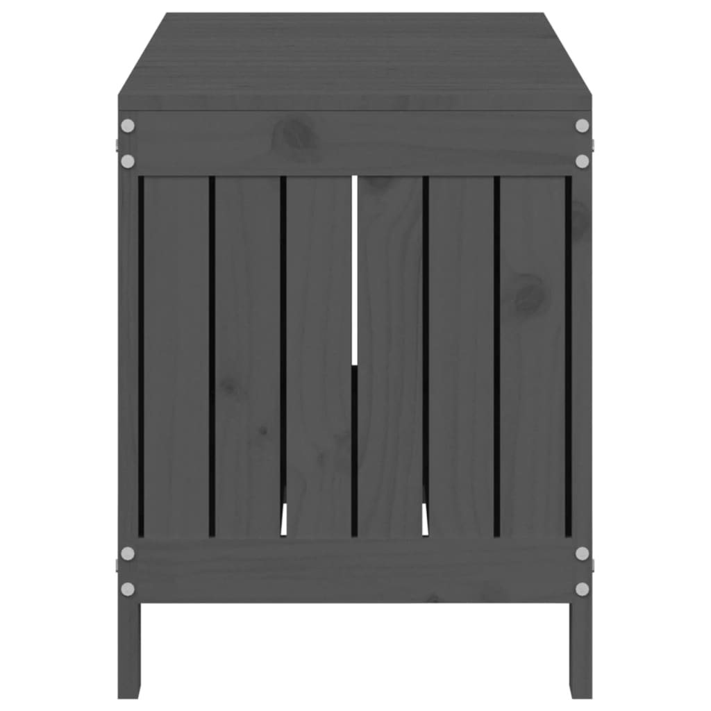 Boîte de rangement de jardin Gris 108x42,5x54 cm Bois de pin Coffres de jardin vidaXL   