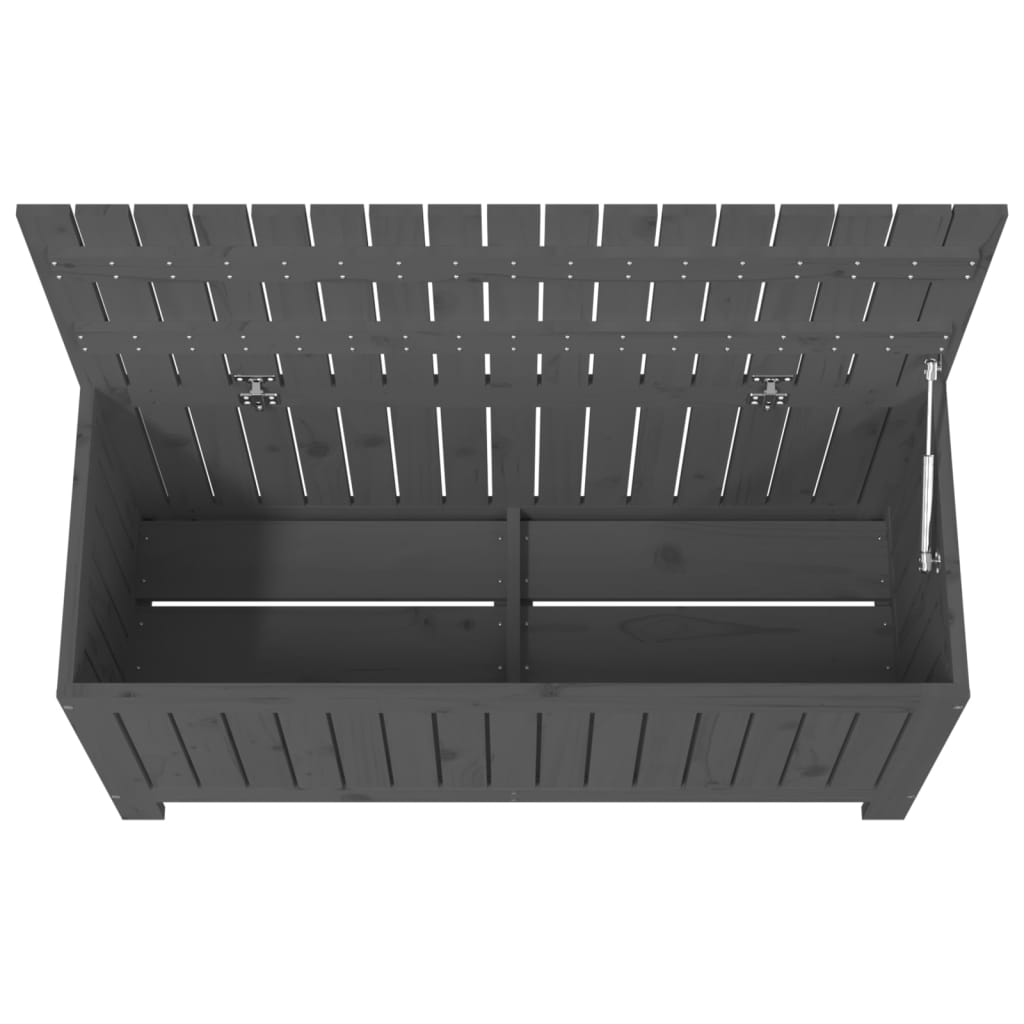 Boîte de rangement de jardin Gris 108x42,5x54 cm Bois de pin Coffres de jardin vidaXL   