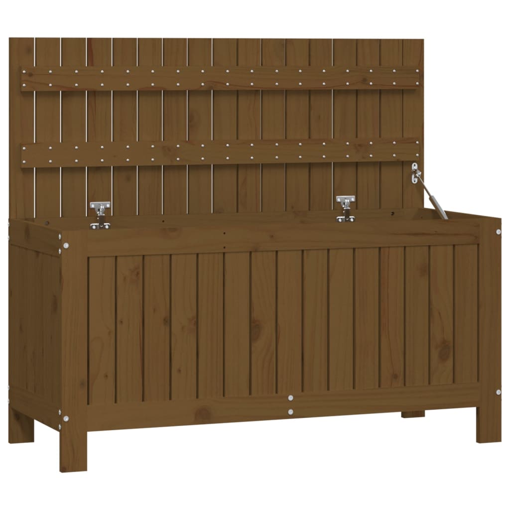 Boîte de rangement de jardin Marron miel 108x42,5x54cm Bois pin Coffres de jardin vidaXL   