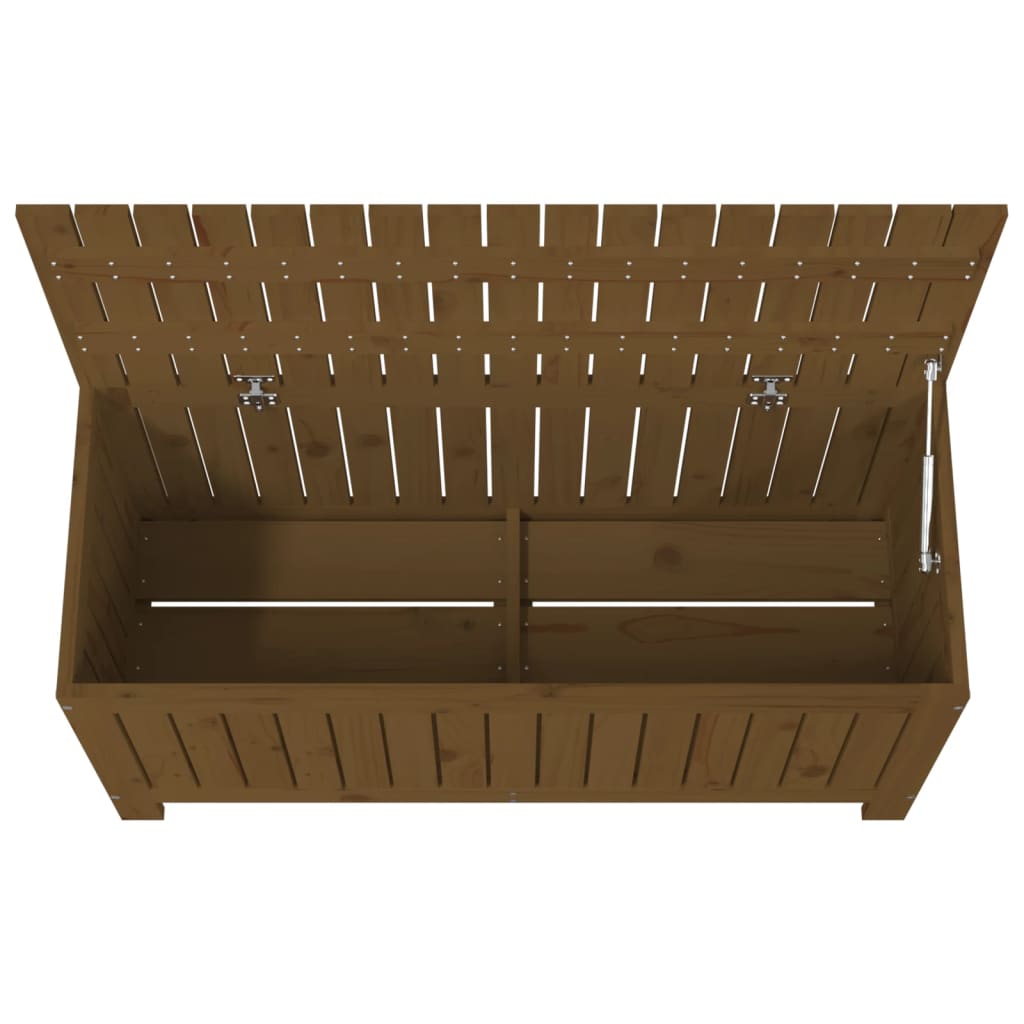 Boîte de rangement de jardin Marron miel 108x42,5x54cm Bois pin Coffres de jardin vidaXL   