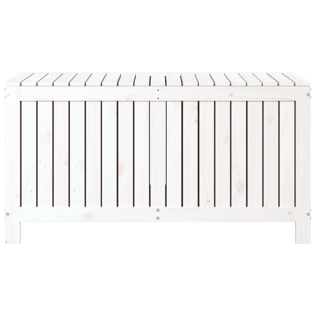 Boîte de rangement de jardin Blanc 121x55x64 cm Bois de pin Coffres de jardin vidaXL   