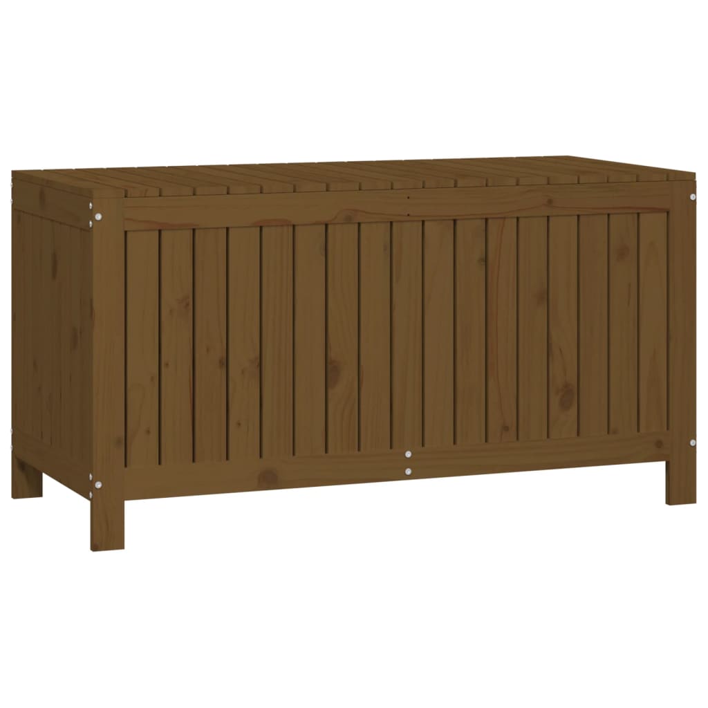 Boîte de rangement de jardin Marron miel 121x55x64 cm Bois pin Coffres de jardin vidaXL   