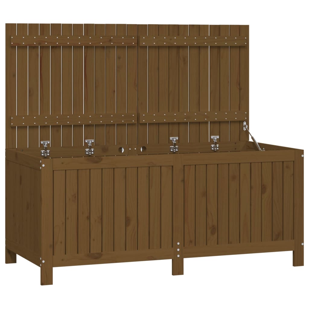Boîte de rangement de jardin Marron miel 147x68x64 cm Bois pin Coffres de jardin vidaXL   