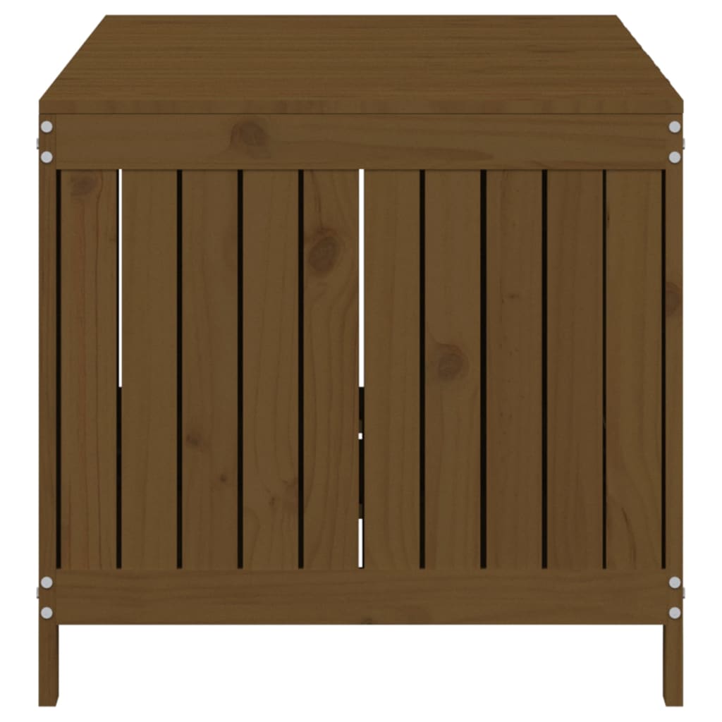 Boîte de rangement de jardin Marron miel 147x68x64 cm Bois pin Coffres de jardin vidaXL   