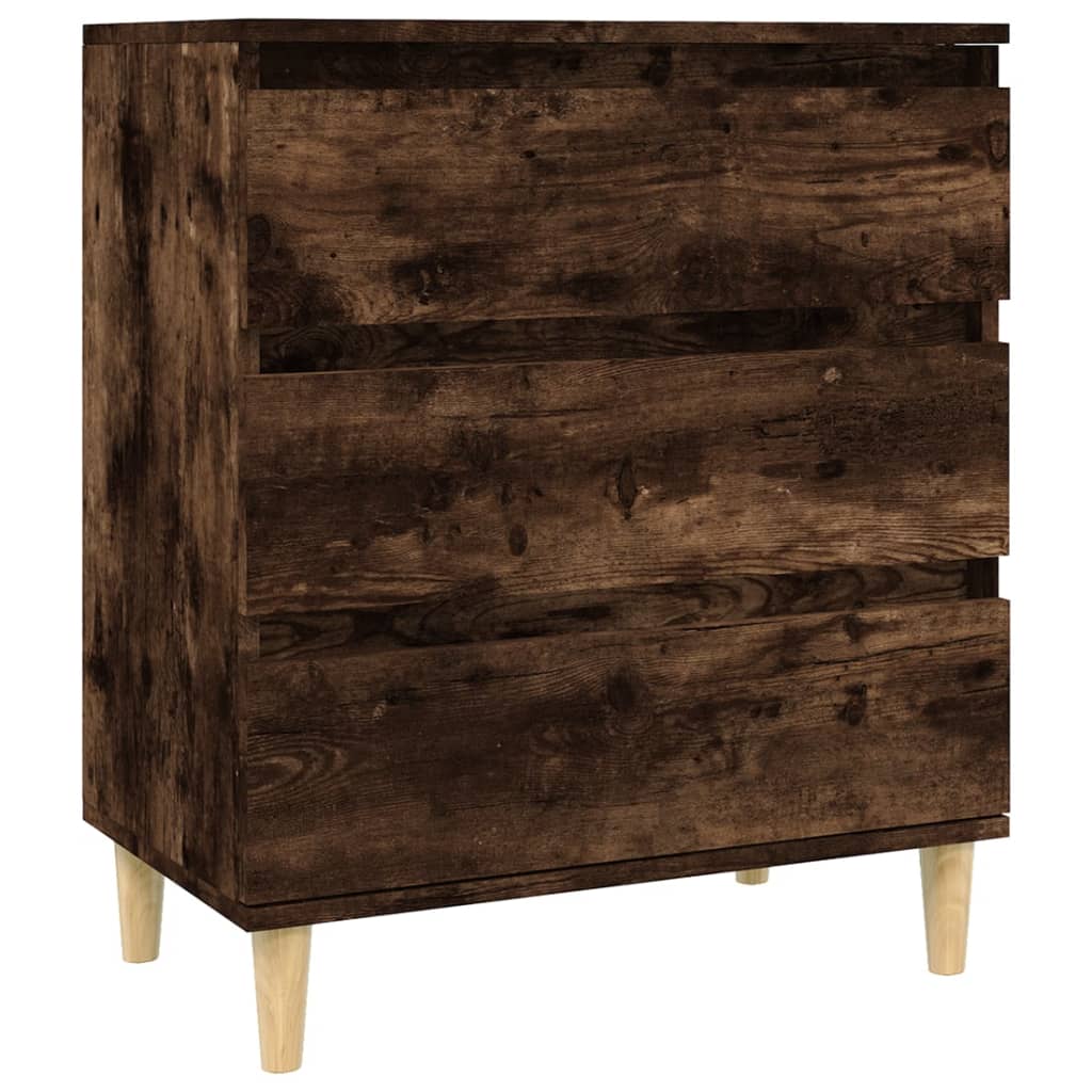 Buffet Chêne fumé 60x35x70 cm Bois d'ingénierie Buffets & bahuts vidaXL   