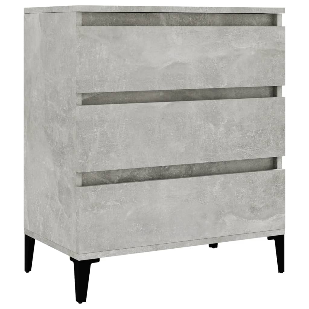 Buffet Gris béton 60x35x70 cm Bois d'ingénierie Buffets & bahuts vidaXL   