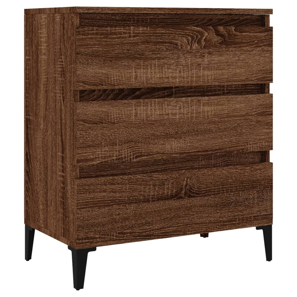 Buffet Chêne marron 60x35x70 cm Bois d'ingénierie Buffets & bahuts vidaXL   