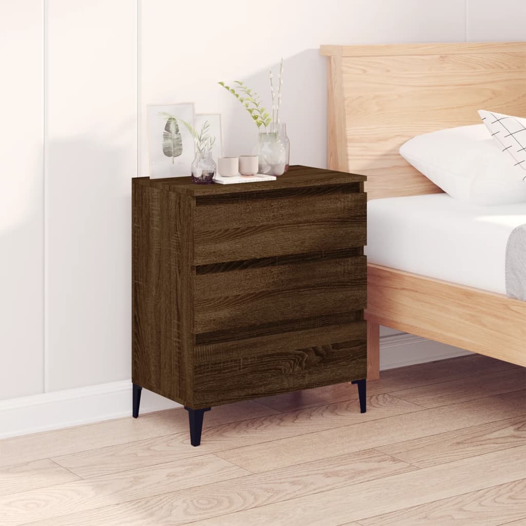 Buffet Chêne marron 60x35x70 cm Bois d'ingénierie Buffets & bahuts vidaXL   