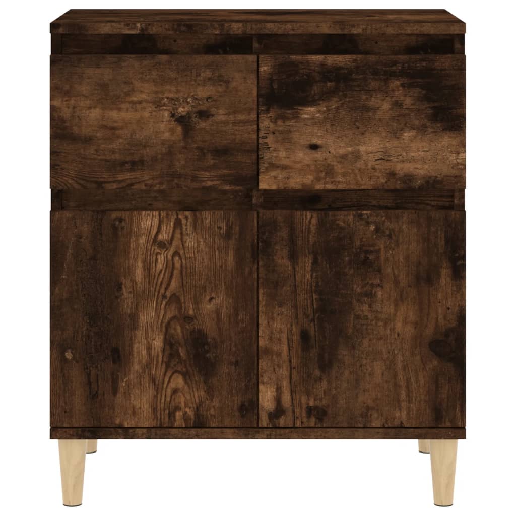 Buffet Chêne fumé 60x35x70 cm Bois d'ingénierie Buffets & bahuts vidaXL   