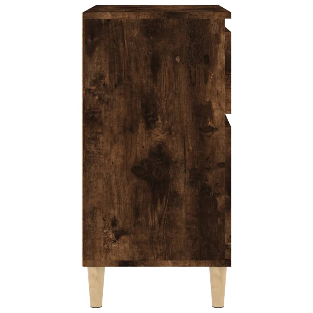 Buffet Chêne fumé 60x35x70 cm Bois d'ingénierie Buffets & bahuts vidaXL   