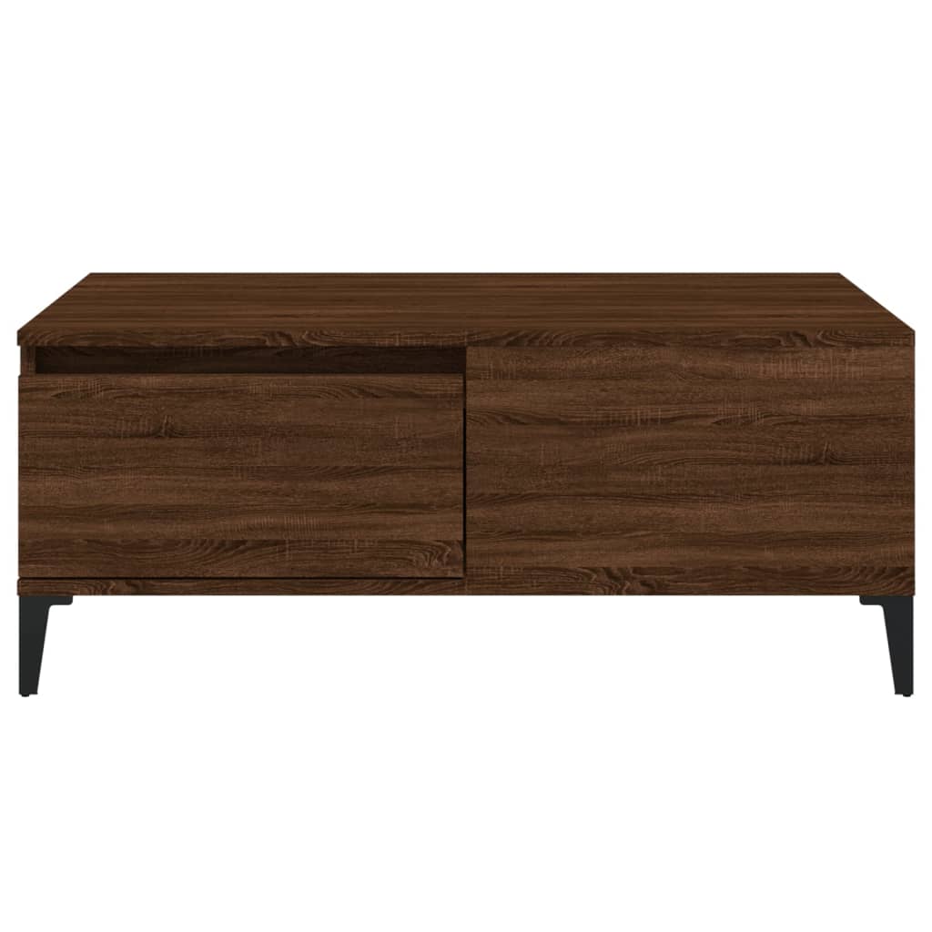 Table basse Chêne marron 90x50x36,5 cm Bois d'ingénierie Tables basses vidaXL   