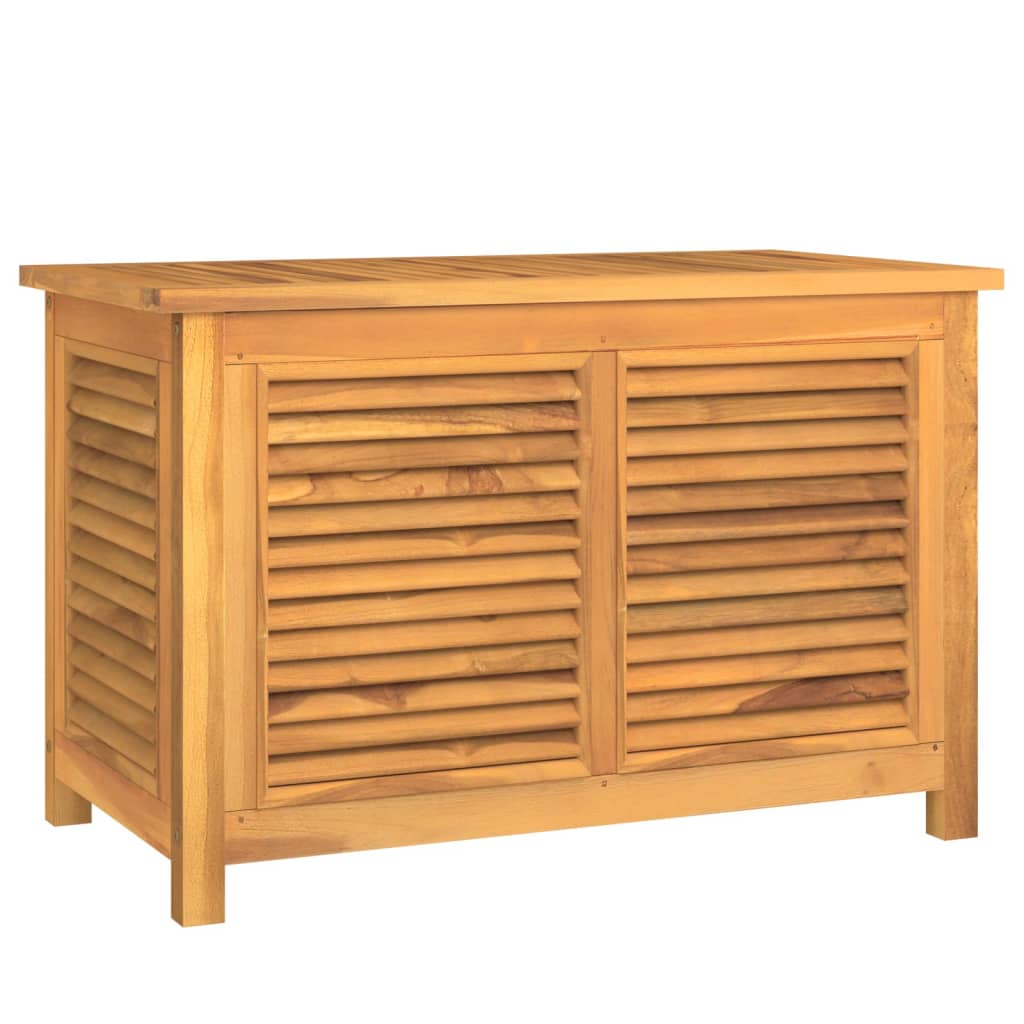 Boîte de rangement de jardin et sac 90x50x58cm bois massif teck Coffres de jardin vidaXL   