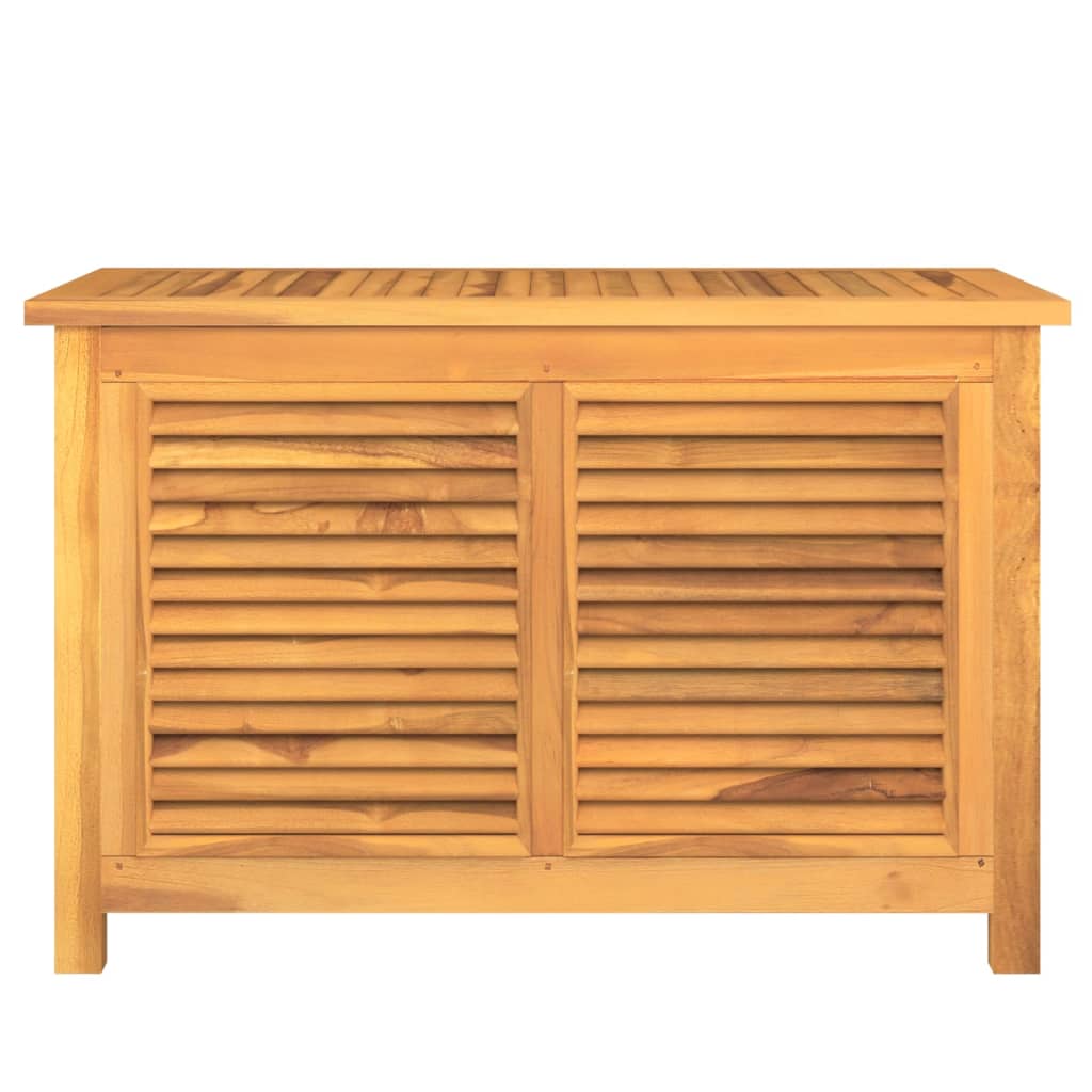 Boîte de rangement de jardin et sac 90x50x58cm bois massif teck Coffres de jardin vidaXL   