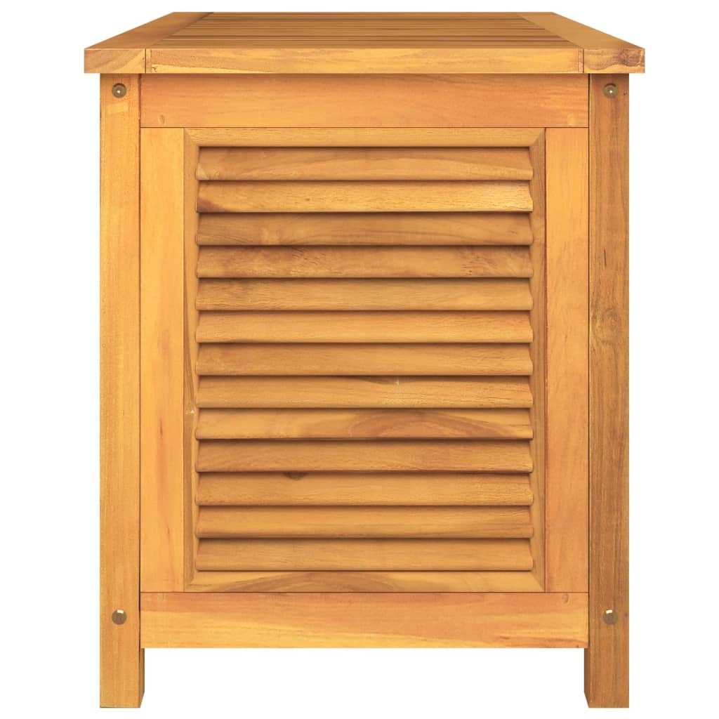 Boîte de rangement de jardin et sac 90x50x58cm bois massif teck Coffres de jardin vidaXL   