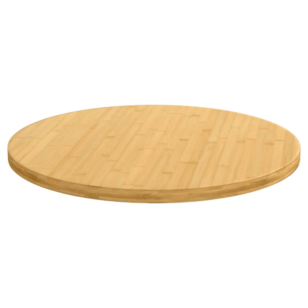 Dessus de table Ø80x2,5 cm bambou Plateaux de table vidaXL   