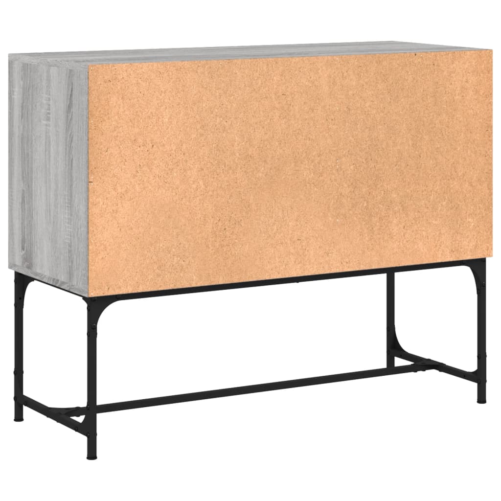 Buffet sonoma gris 100x40x79,5 cm bois d'ingénierie Buffets & bahuts vidaXL   