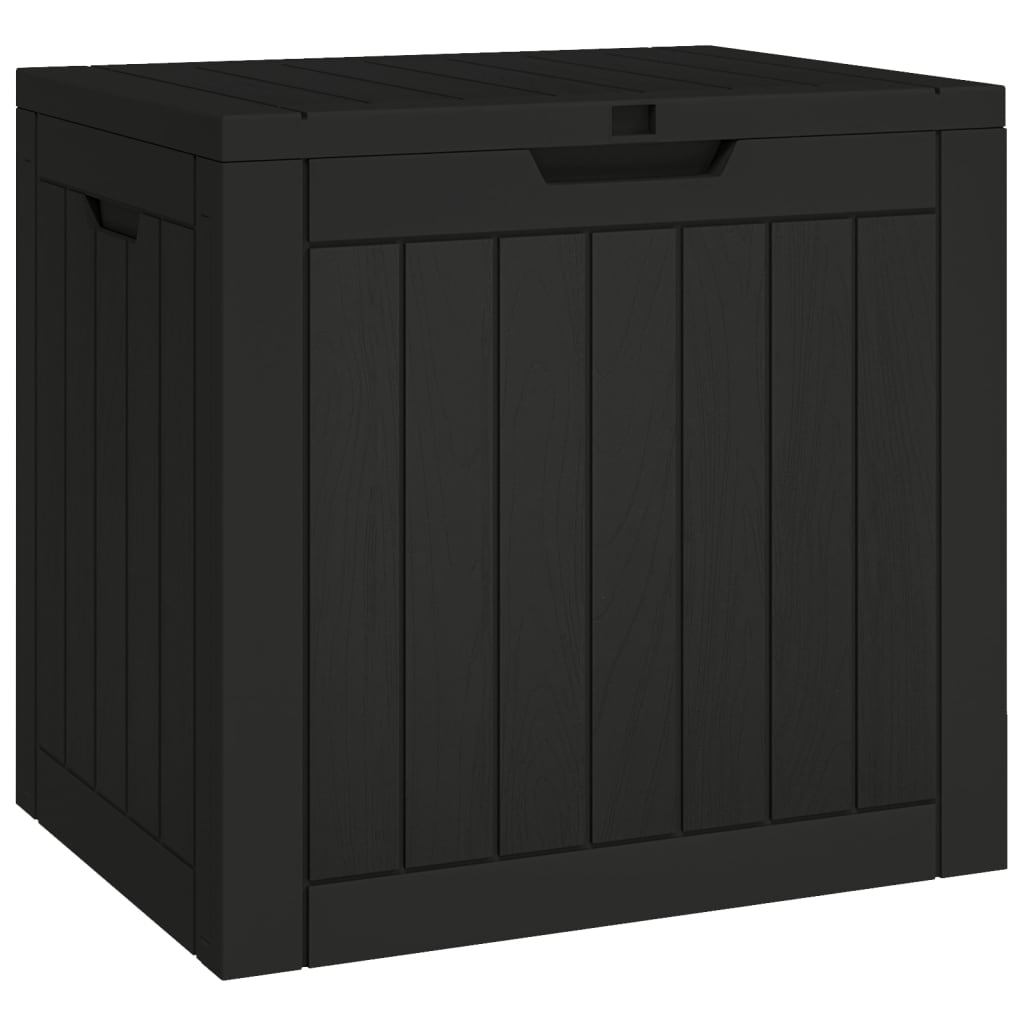 Boîte de stockage de jardin noir 55,5x43x53 cm polypropylène Coffres de jardin vidaXL   