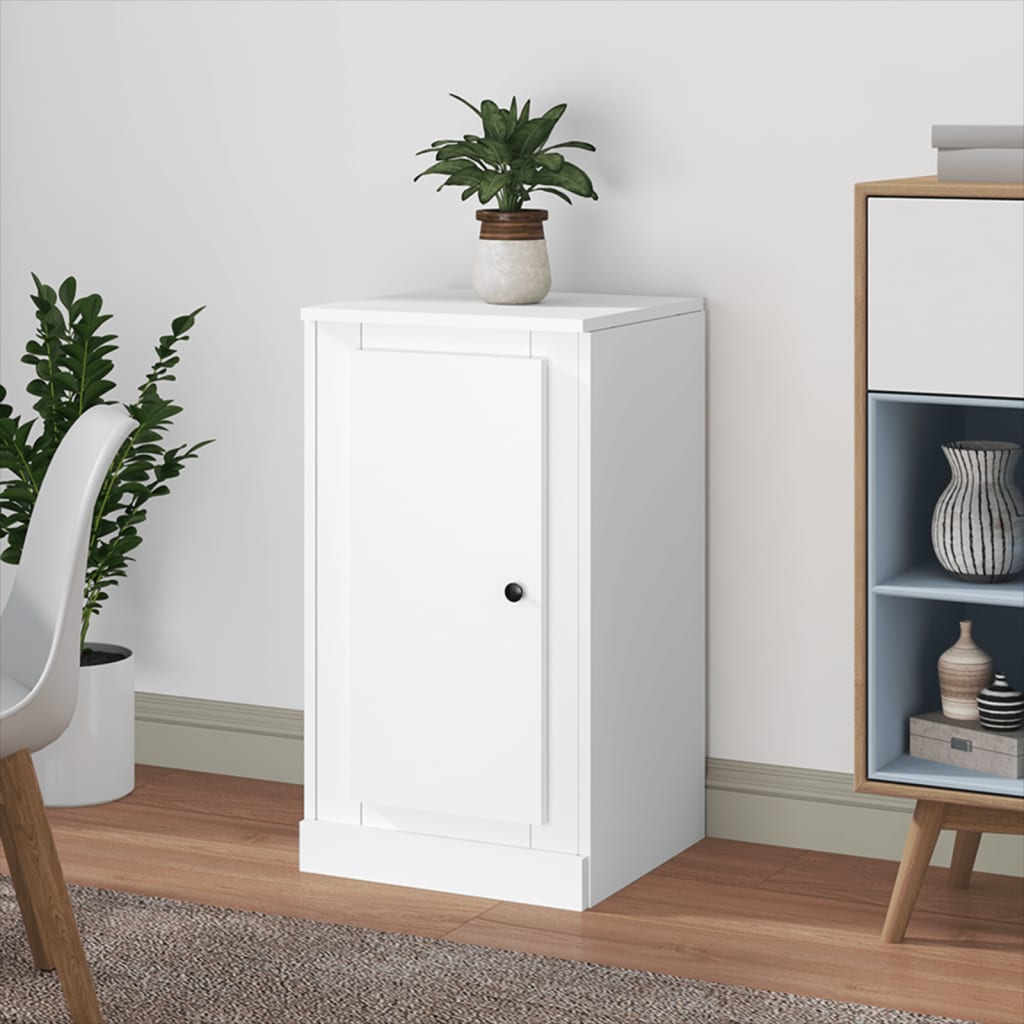 Buffet blanc 37,5x35,5x67,5 cm bois d'ingénierie Buffets & bahuts vidaXL   
